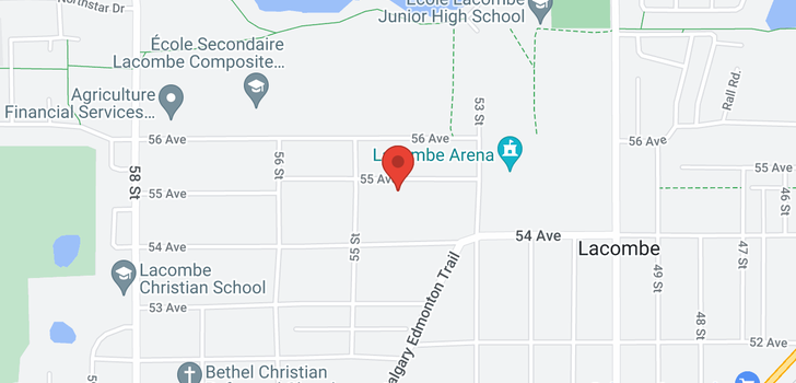 map of 5441 55 Avenue